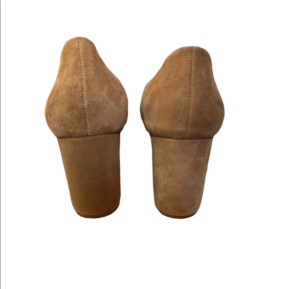 NWT H&M Tan Suede Pumps size 5.5 but fit like 6 - Picture 8 of 10